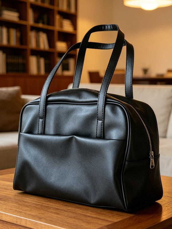 Large work shoulder bag, 31.5 cm wide base