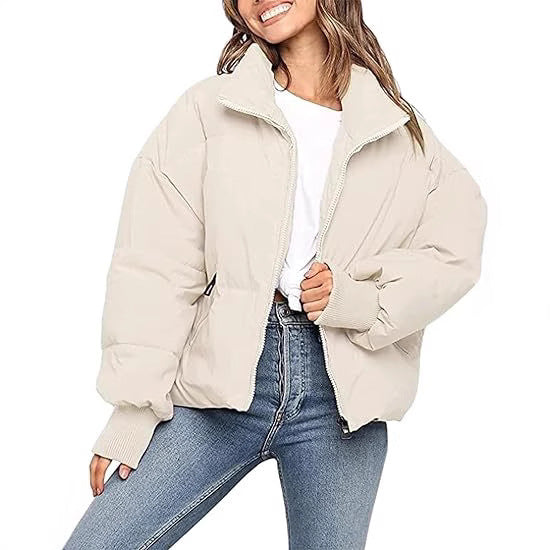 Women's Cropped Puffer Jacket — view 4