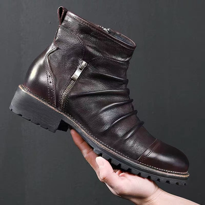 Men's Side Zip Ankle Boots — view 2