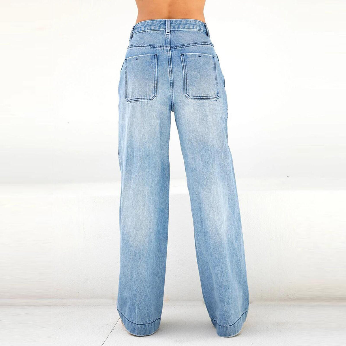 Women's Baggy Wide Leg Jeans — view 2