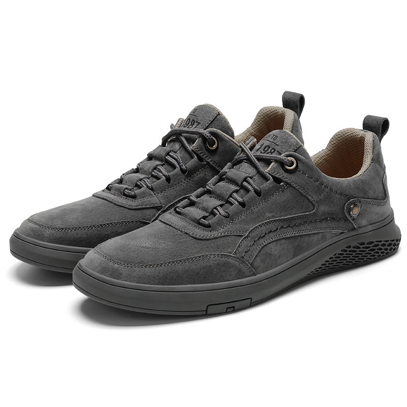 Men's Cowhide Leather Trainers — view 5