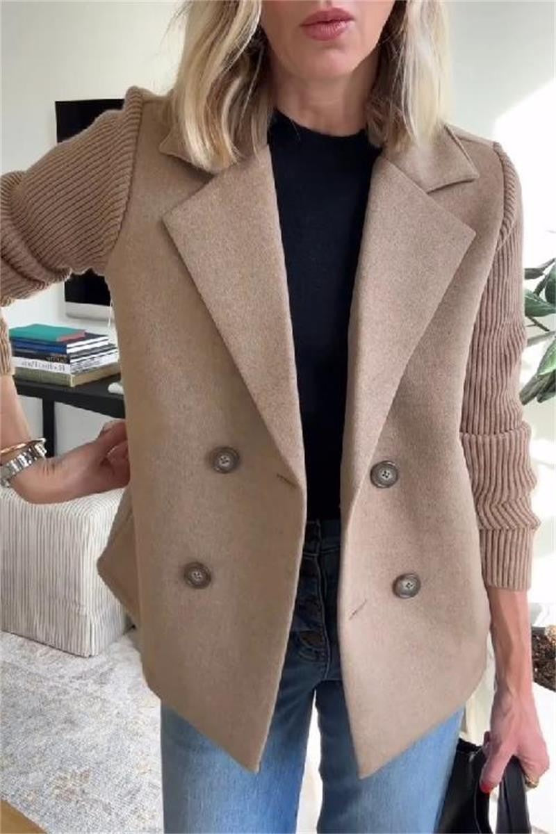 Women's Double Breasted Short Coat — view 2