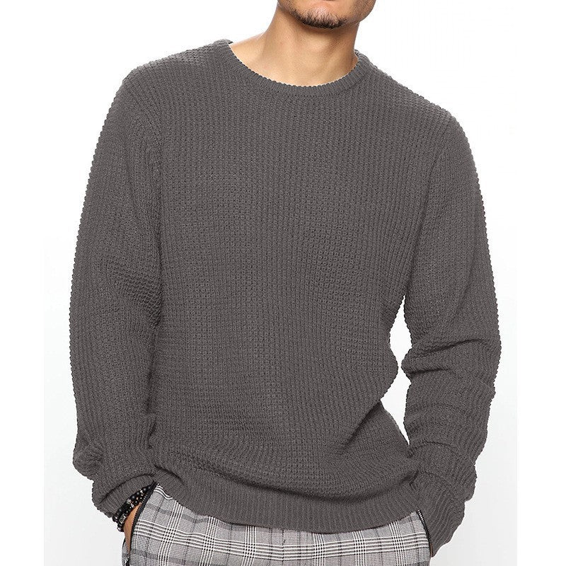 Men's Waffle Knit Jumper