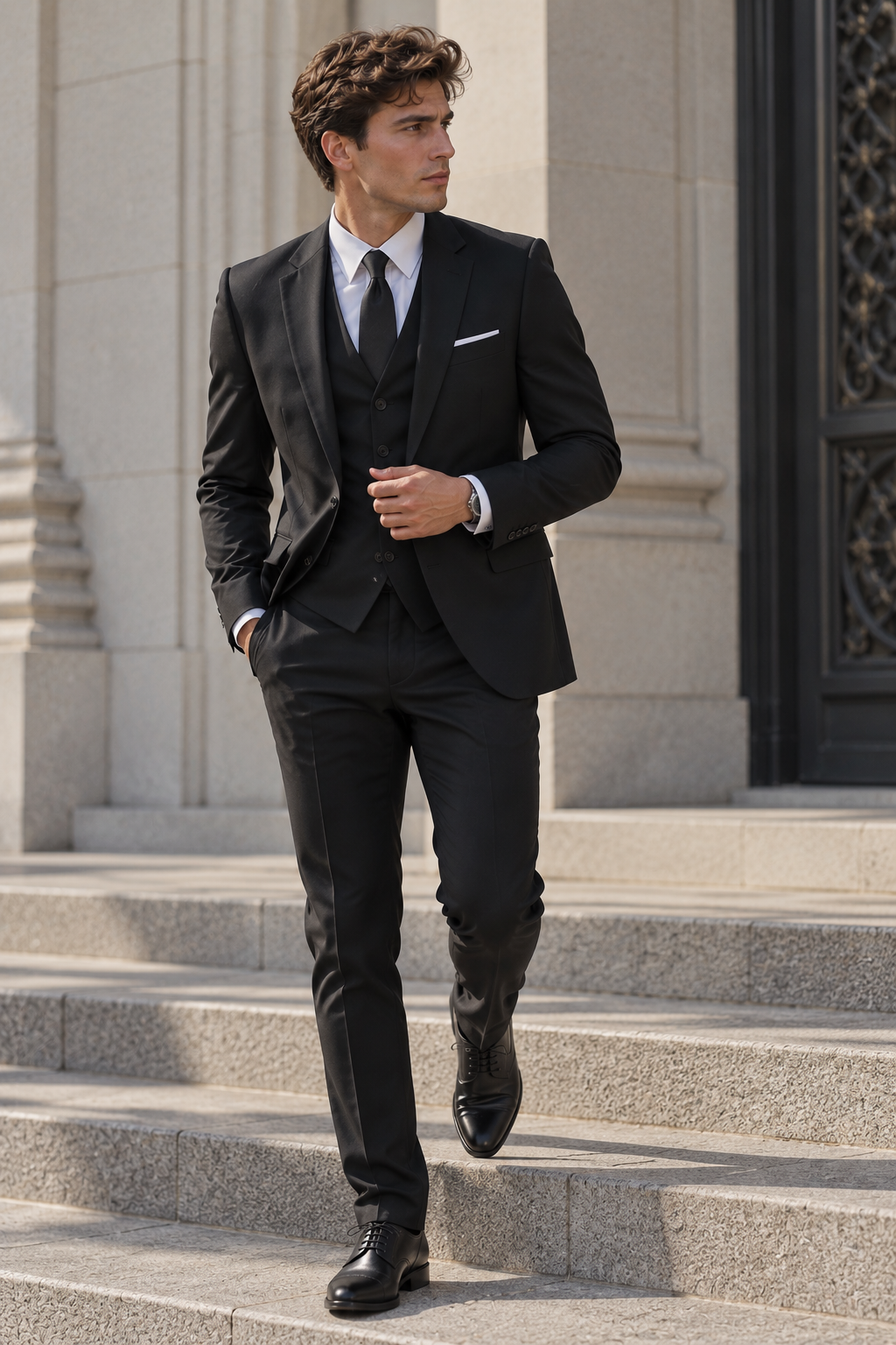 Men's Three Piece Suit — view 2