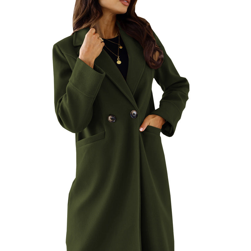 Women's Longline Wrap Coat