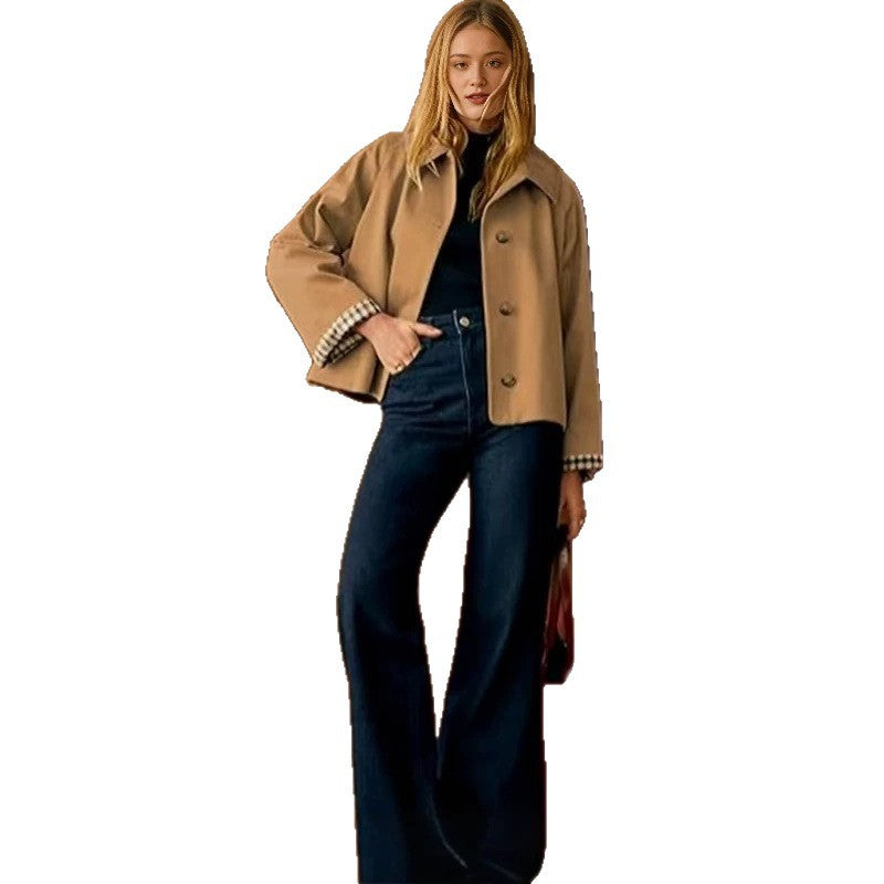 Women's Short Double Breasted Jacket