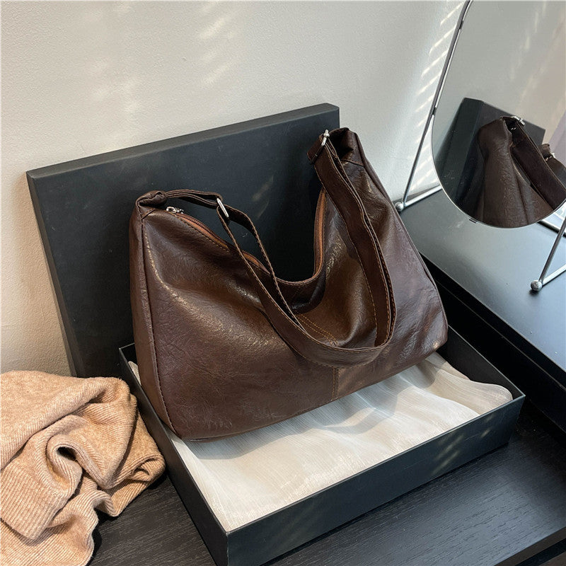 Women's Underarm Shoulder Bag in Brown