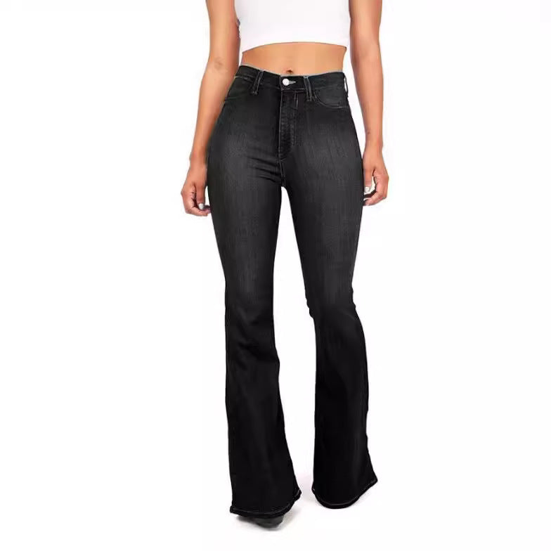 Women's Bootcut Jeans in Black