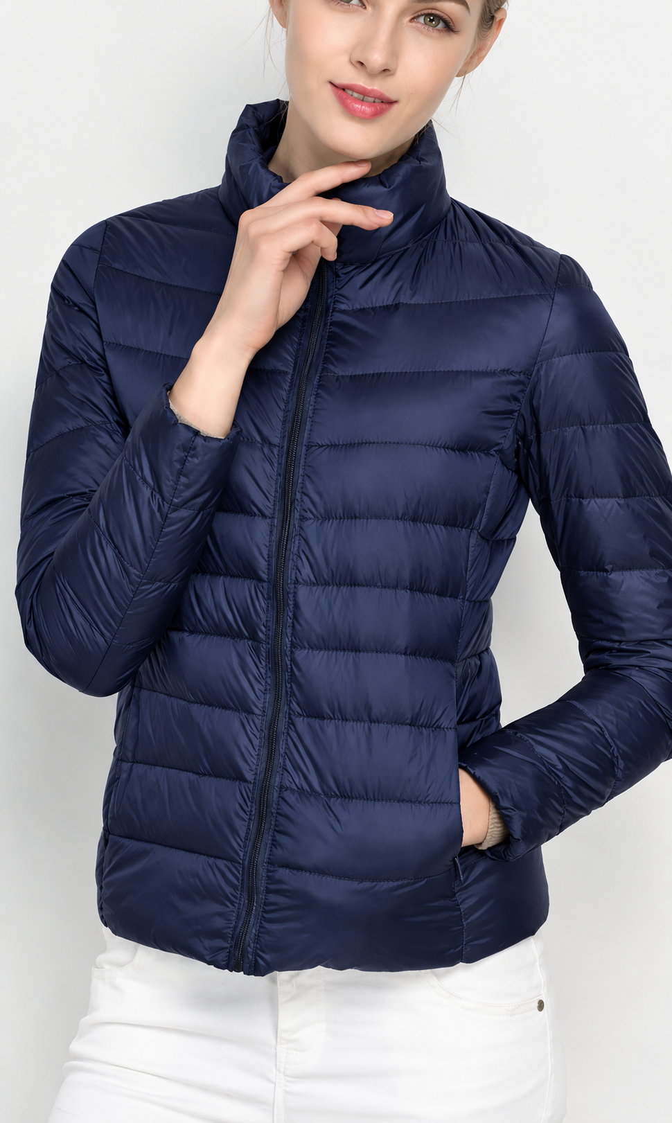 Women's Slim Fit Puffer Jacket | Breathable Lightweight Quilted Coat