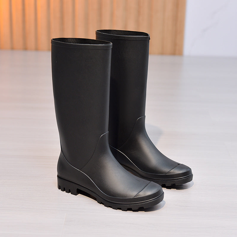 Women's Tall Rain Boots in Black