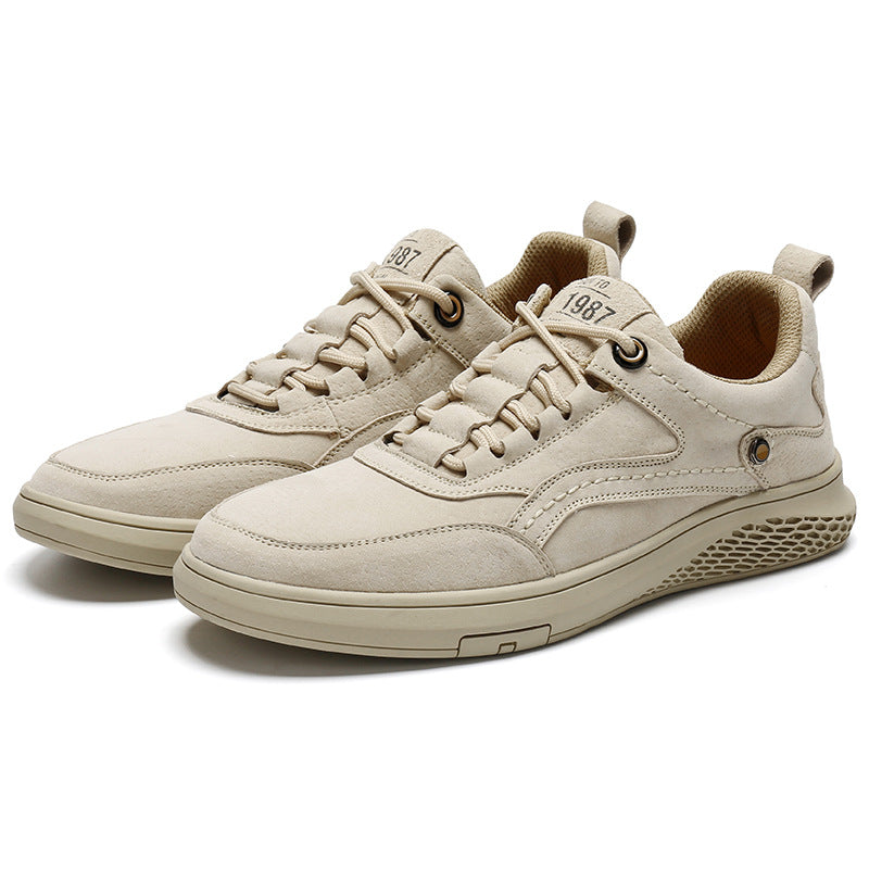 Men's Cowhide Leather Trainers
