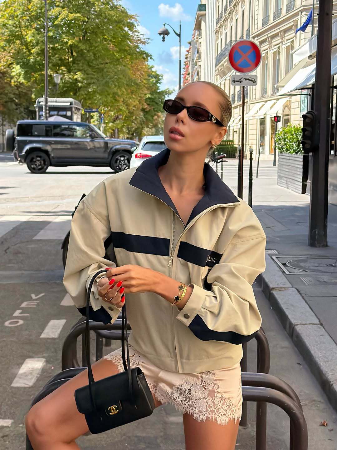 Women's Colour Block Bomber Jacket