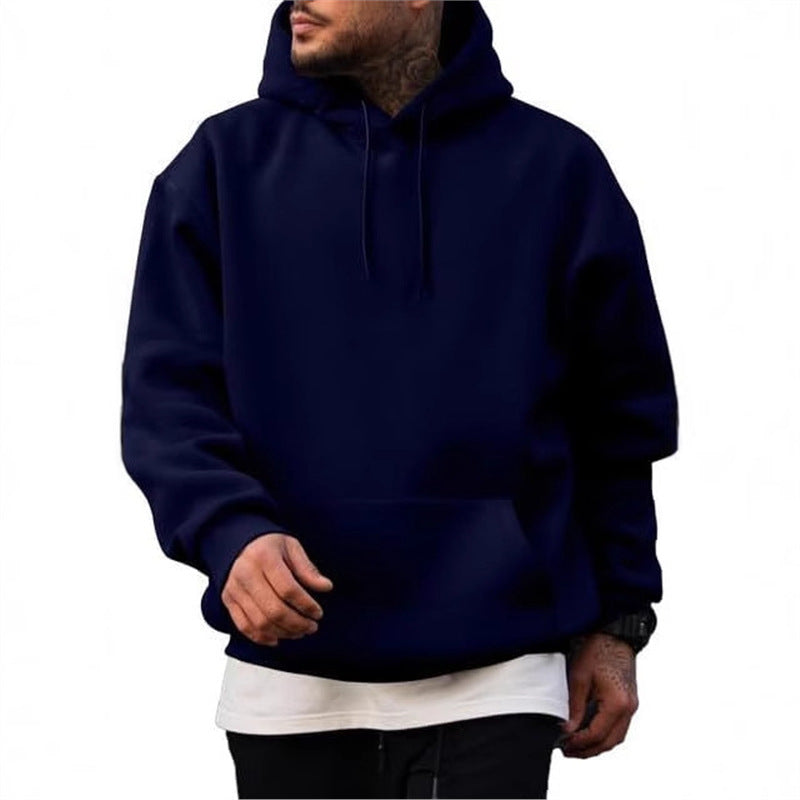 Men's Classic Pullover Hoodie in Navy