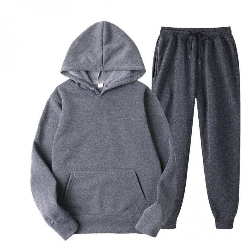 Men's Hoodie and Joggers Set in Charcoal