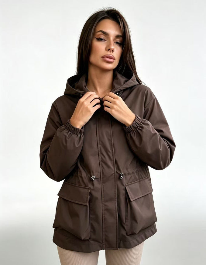 Women's Hooded Rain Jacket