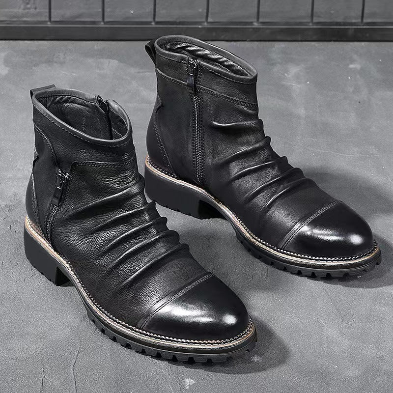Men's Side Zip Ankle Boots