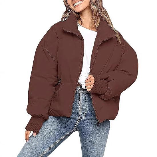 Women's Cropped Puffer Jacket — view 5