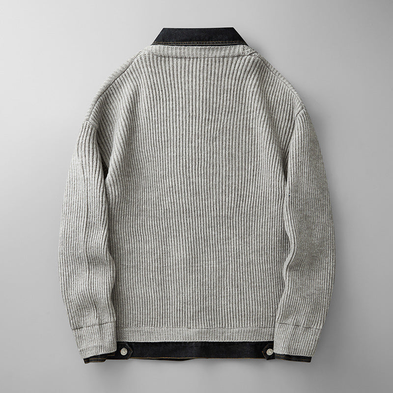 Men's Ribbed Cardigan