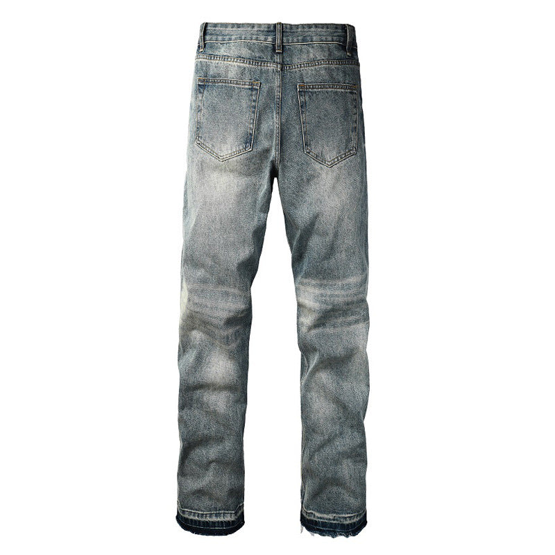 Men's Distressed Straight Leg Jeans — view 2