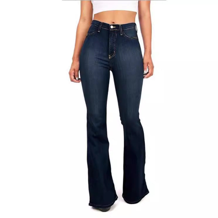 Women's Bootcut Jeans in Dark Blue