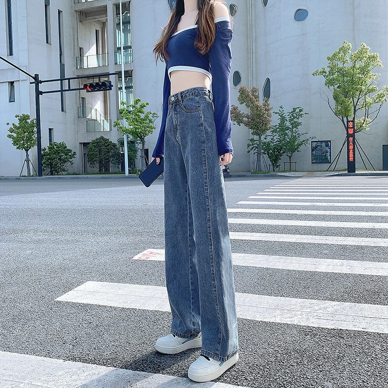 Women's High Waist Straight Leg Jeans — view 3