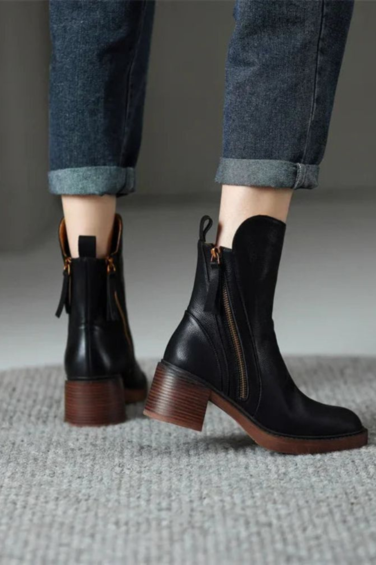 Women's Ankle Boots in Black — view 3