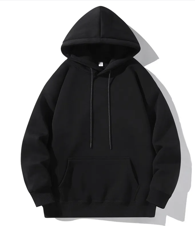Men's Soft Hoodie in Black