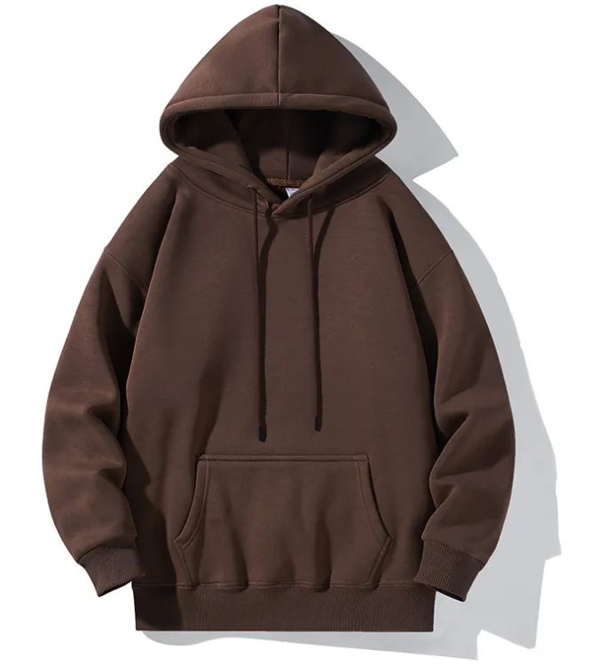 Men's Soft Hoodie in Brown