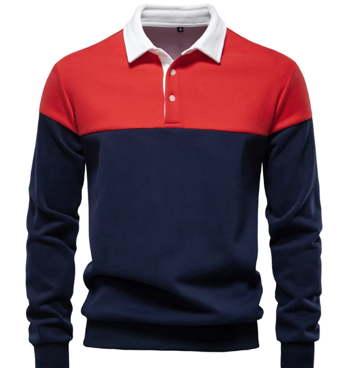 Men's Rugby Shirt in Red