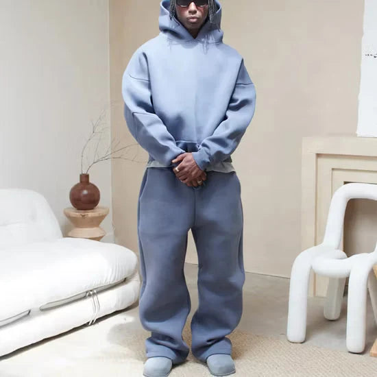 Men's Comfortable Cotton Blend Two-Piece Set | Stylish Casual Outfit 9