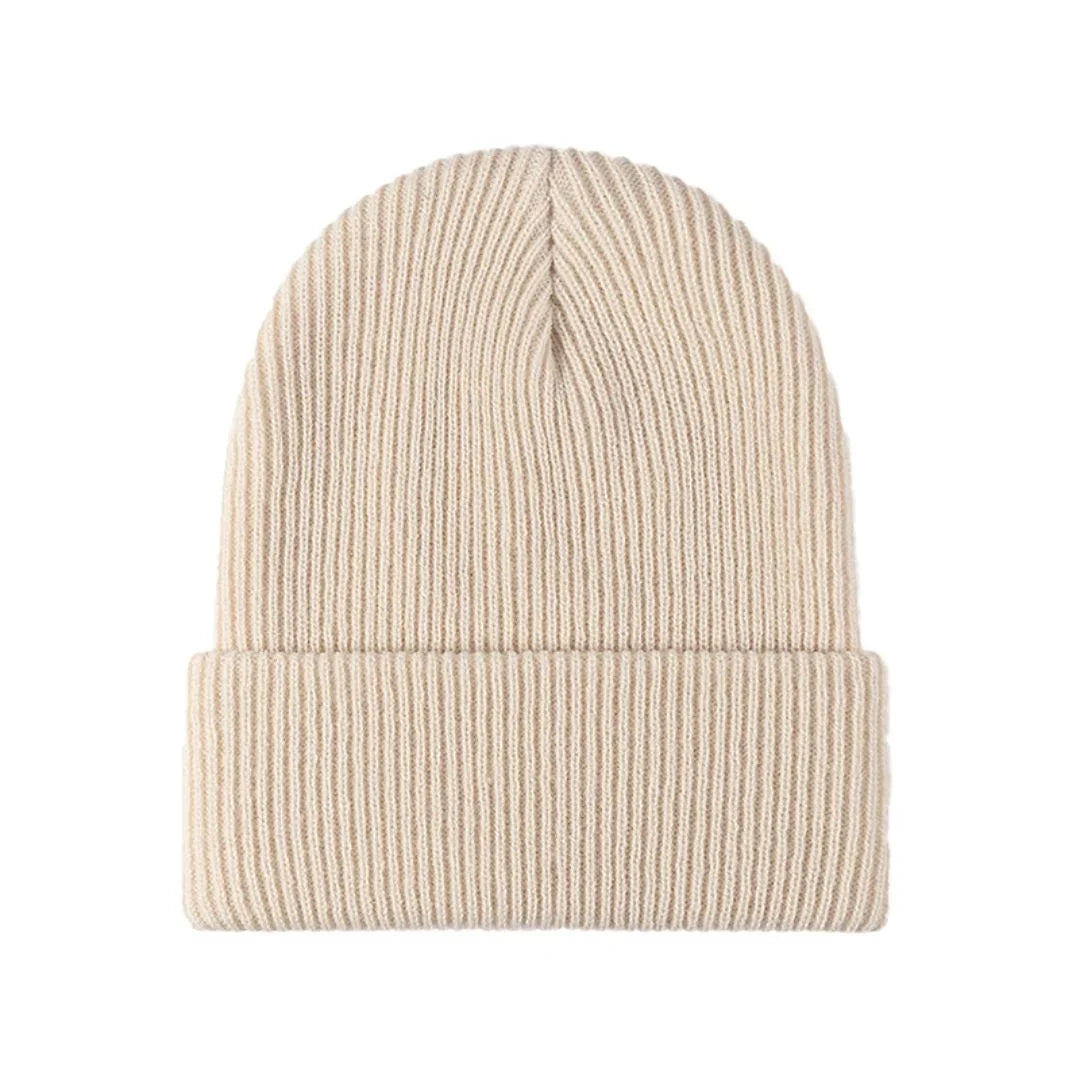 Women's Acrylic Knit Beanie | Cozy Ribbed Winter Hat for Women 1