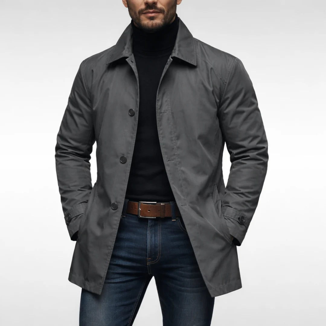 Women's Elegant Wool Blend Coat | Tailored Longline Winter Outerwear 0