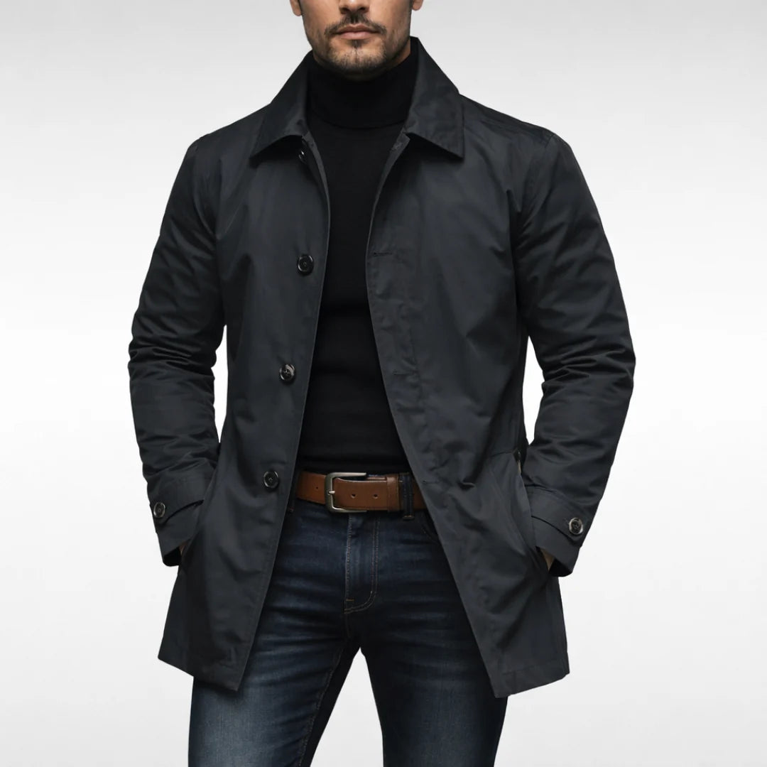 Women's Elegant Wool Blend Coat | Tailored Longline Winter Outerwear 3