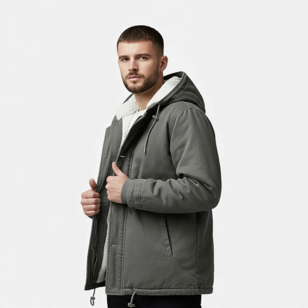 Women's Hooded Padded Coat | Elegant Longline Winter Outerwear for Cold Weather 1