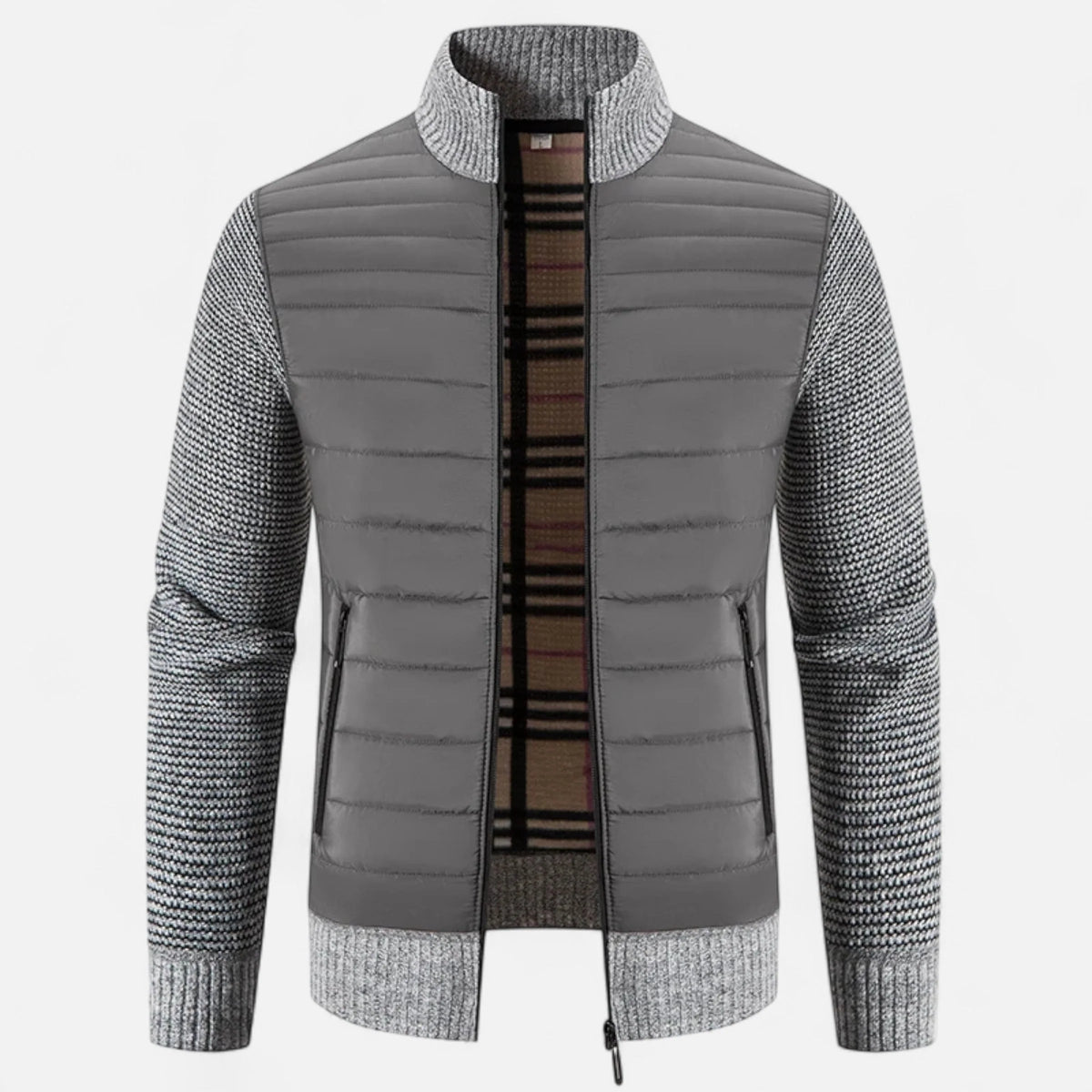 Women's Wool Blend Winter Coat | Elegant Draped High-Neck Outerwear 0