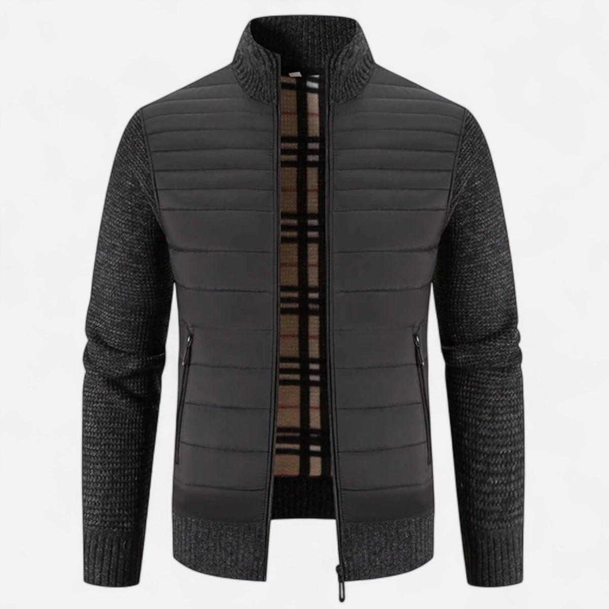 Women's Wool Blend Winter Coat | Elegant Draped High-Neck Outerwear 5