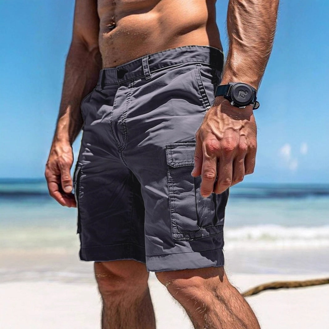 Men's Cargo Shorts in Grey