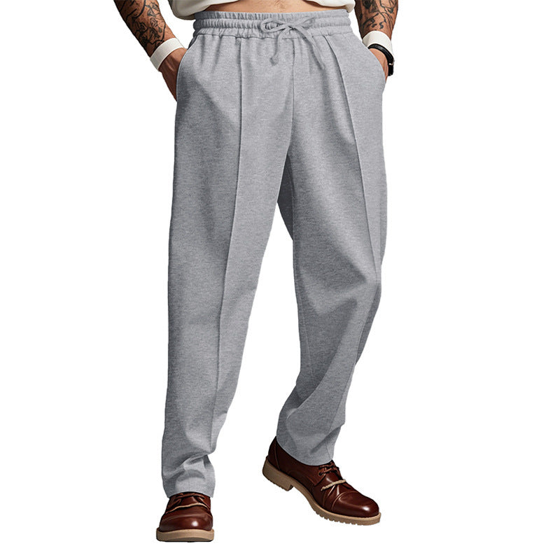 Men's Drawstring Straight Leg Trousers — view 2