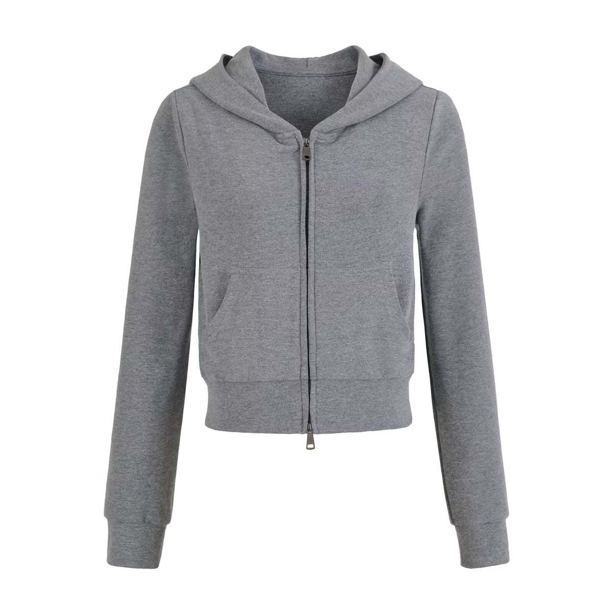 Women's Zip Hoodie and Joggers — Hoodie in Grey