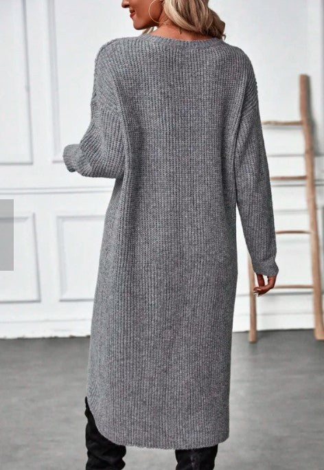 Women's Ribbed Jumper Dress