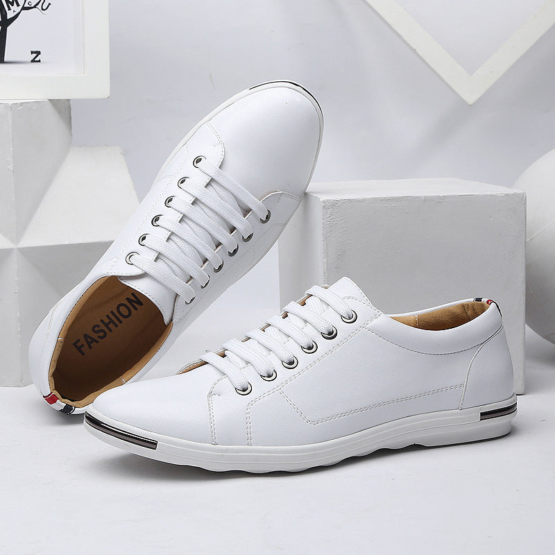Men's Leather Trainers
