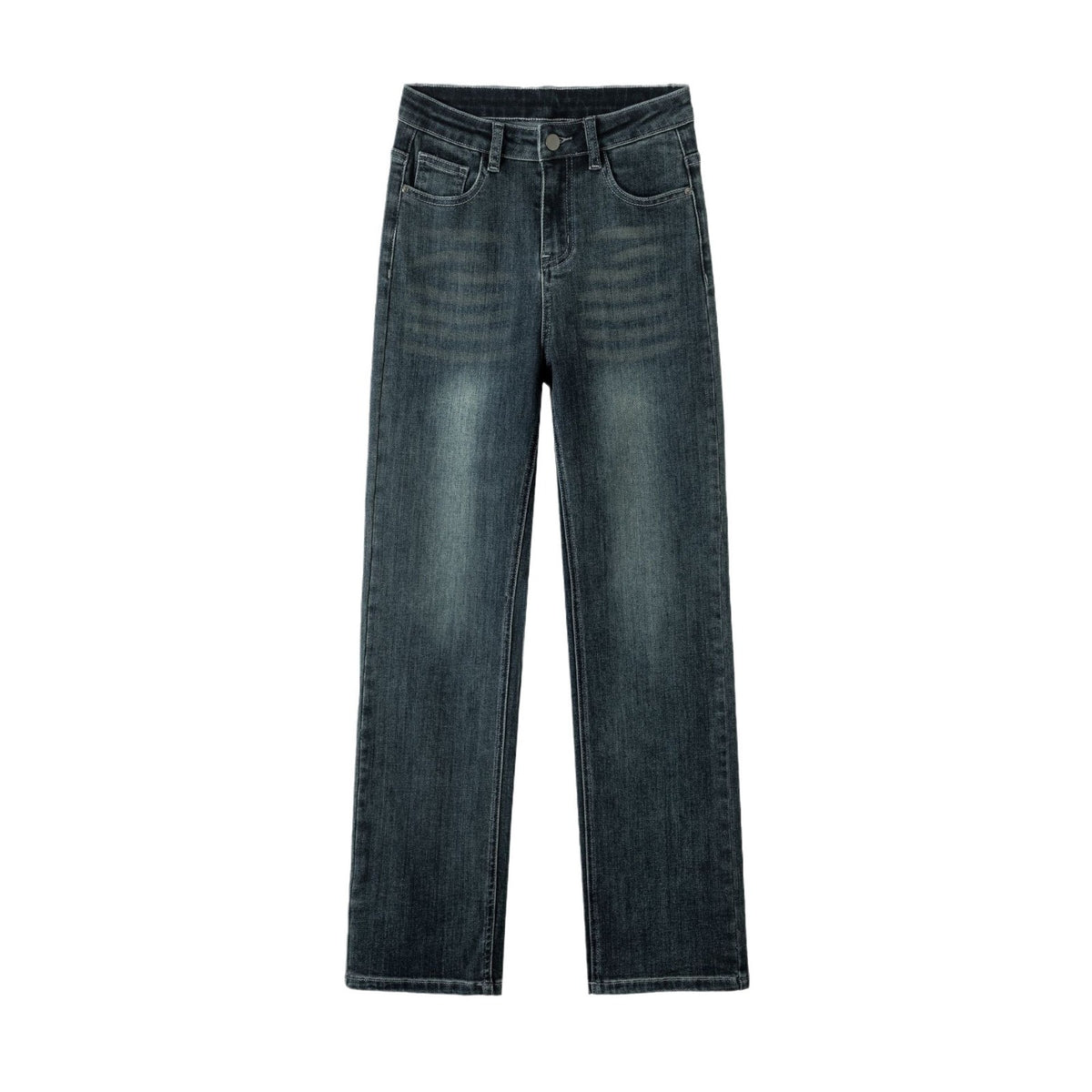Women's Belted Bootcut Jeans