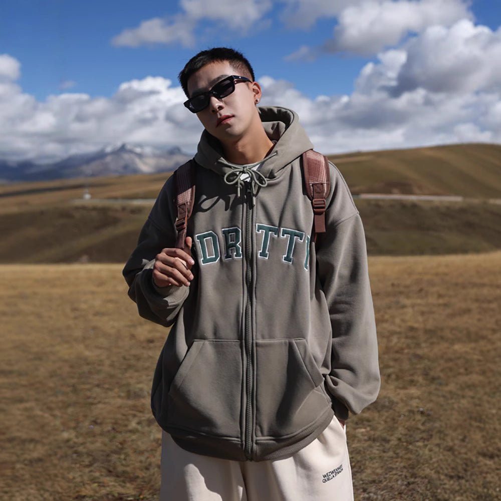 Men's Zip Through Hoodie