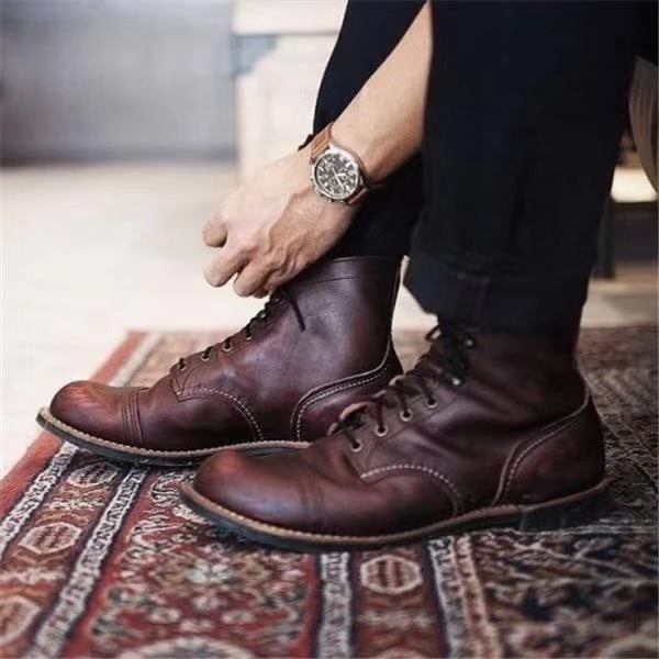 Men's Cap Toe Lace-Up Boots — view 3