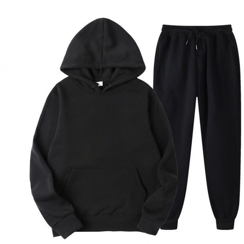 Men's Hoodie and Joggers Set in Black