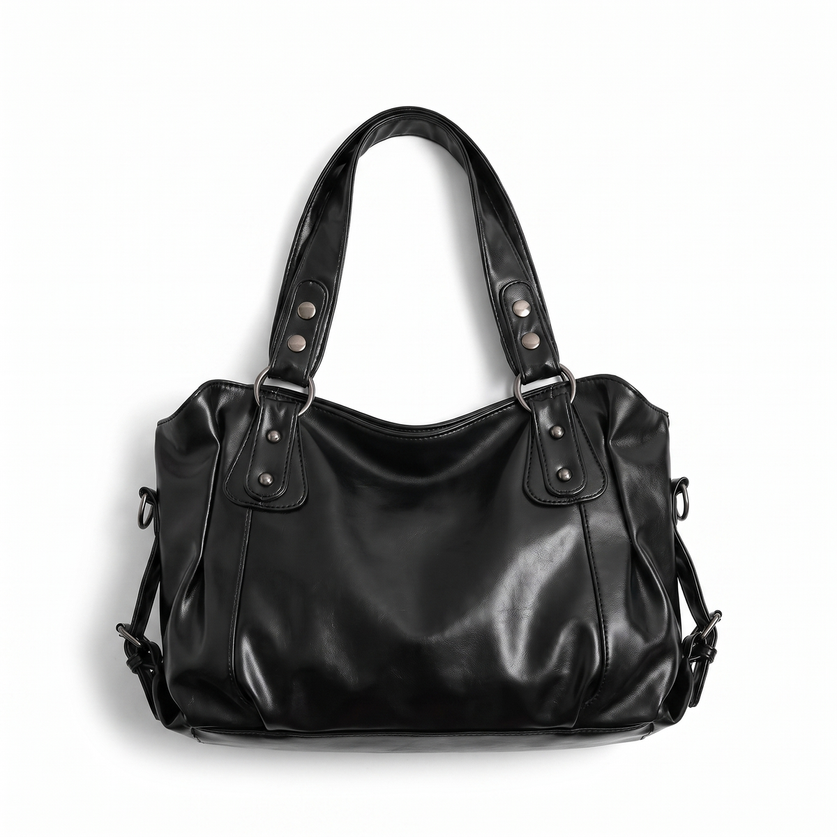 Women's Slouchy Hobo Bag in Black