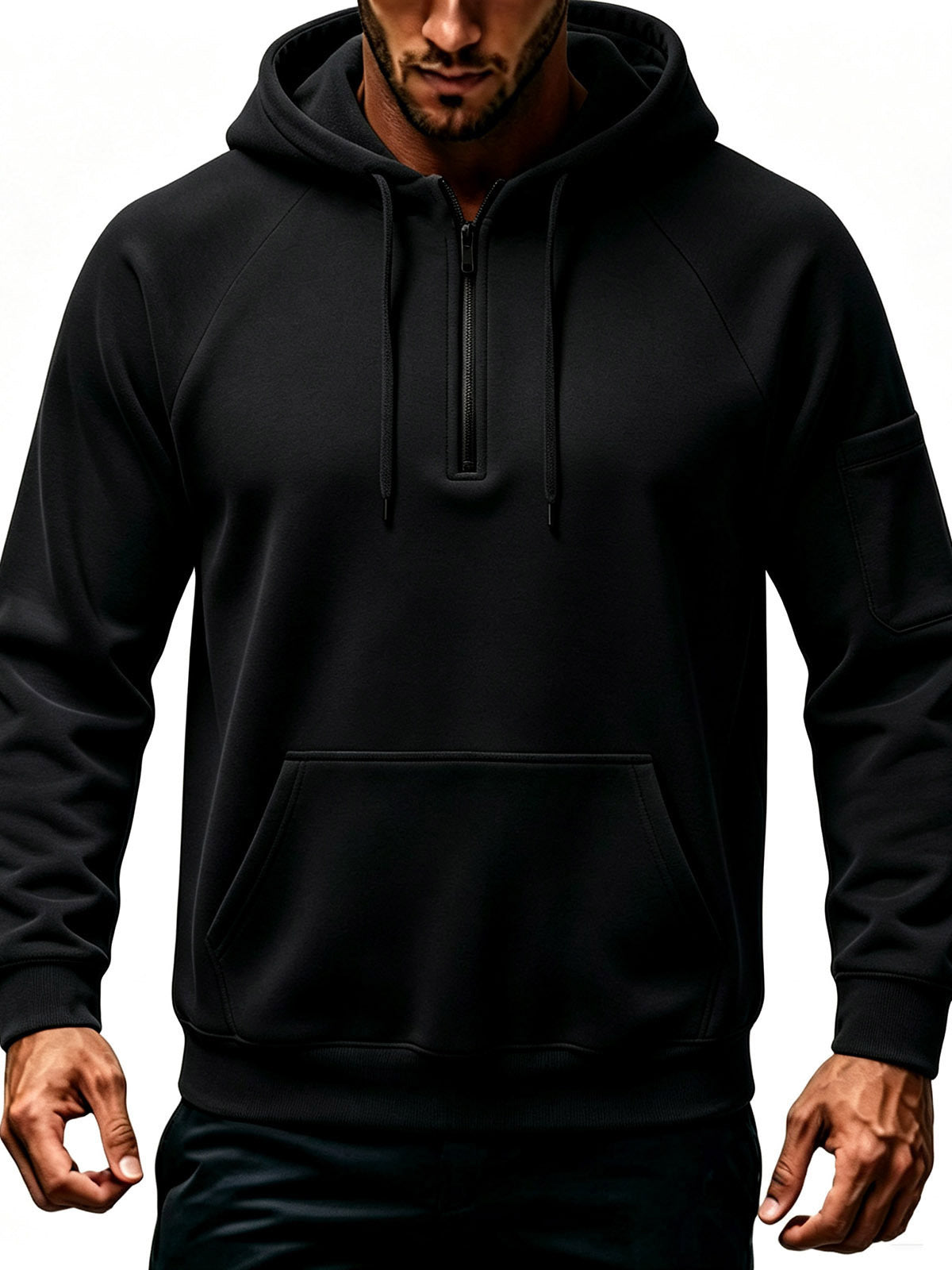 Men's Casual Sweatshirt with Arm Pocket — Orvani London