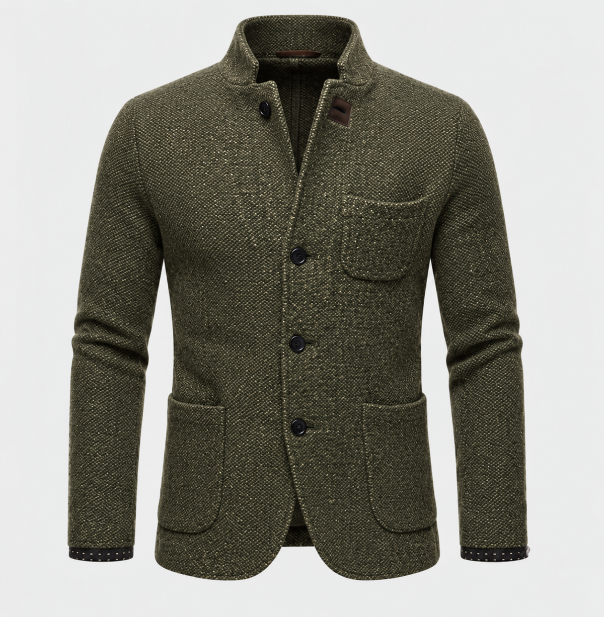 Men's Wool Blend Cardigan — Orvani London
