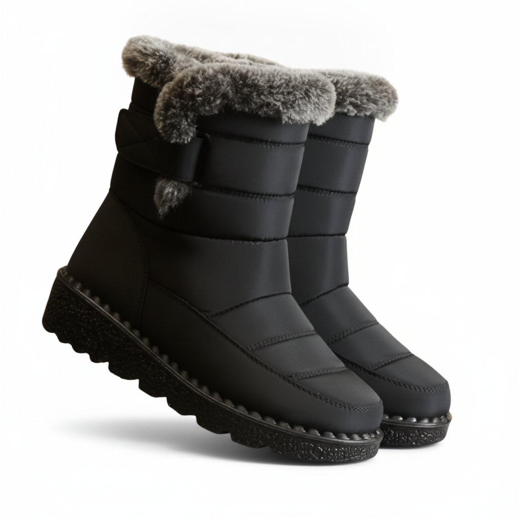 Unisex Waterproof Winter Boots | Insulated Snow Boots with Grip Sole