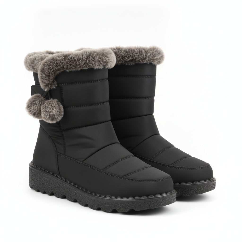 Unisex Waterproof Winter Boots | Insulated Snow Boots with Grip Sole